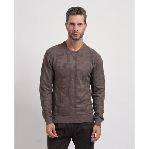 Pull Pull avec trame all-over - Yes Zee - Modalova