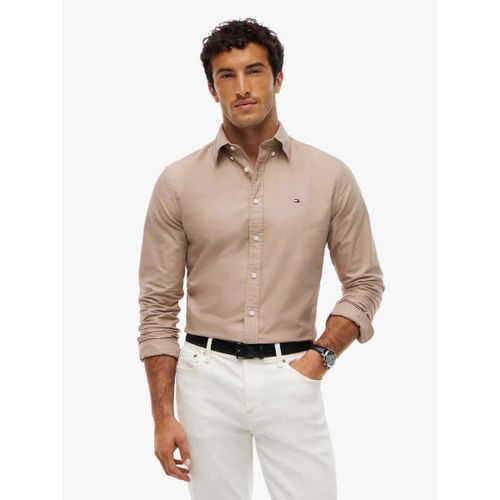 Chemise Chemise beige en coton - Tommy Hilfiger - Modalova