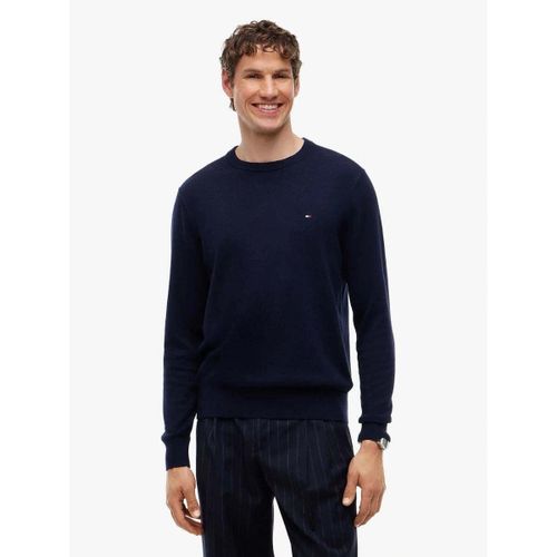 Sweat-shirt Pull marine en cachemire - Tommy Hilfiger - Modalova