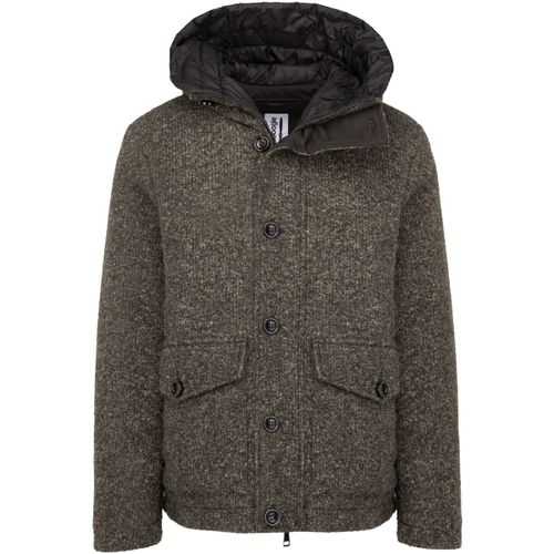 Veste Parka Wbac Woolen Fabric Look - Bomboogie - Modalova