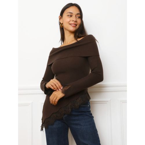 Blouses Tops, t-shirts - Marron - La Modeuse - Modalova