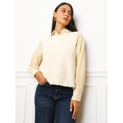 Pull Pulls - Beige - La Modeuse - Modalova