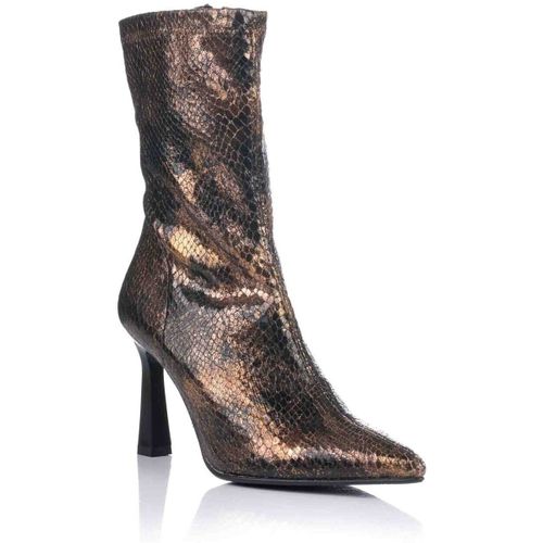 Bottes à talon Botte à talon - Texture serpent - Daniela Vega - Modalova