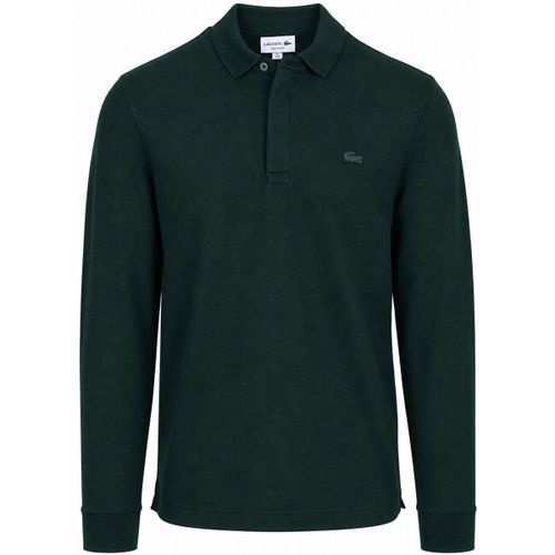 Polo Longsleeve Polo Piqué vert foncé - Lacoste - Modalova