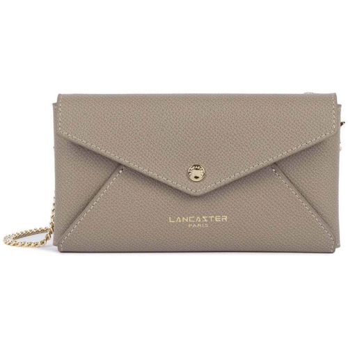 Pochette Pochette à Rabat Sierra PM Cuir Grainé Galet - LANCASTER - Modalova