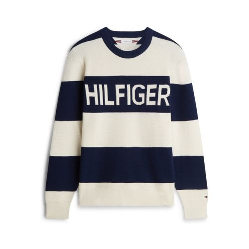 Pull Mw0mw44771 Waffle Cotton Graphic - Tommy Hilfiger - Modalova