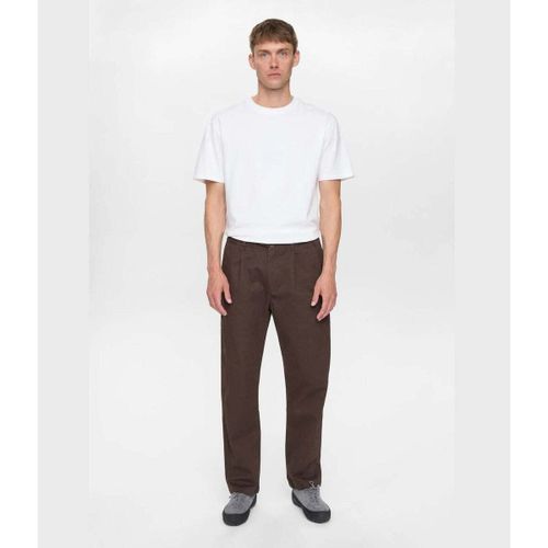 Pantalon Jan Cotton Pleat Ela Pants Mulch - Anerkjendt - Modalova