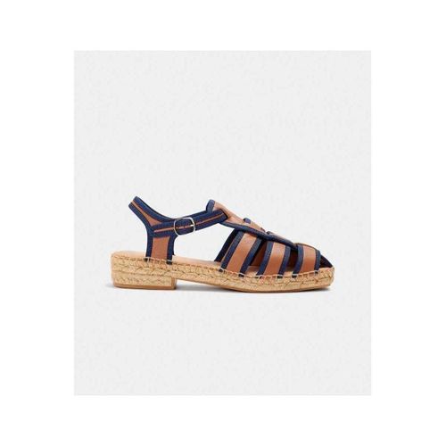 Espadrilles Sativa Light Brown Navy - Naguisa - Modalova