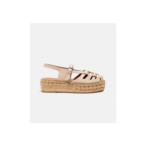 Sandales compensées Thalis Beige - Naguisa - Modalova