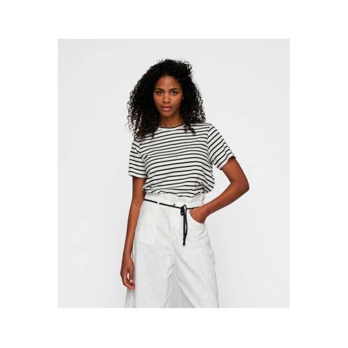 T-shirt Petite Tee Stripes Ecru Black - 10 Days - Modalova