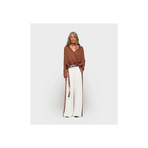 Pantalon Wide Pants Tape White - 10 Days - Modalova