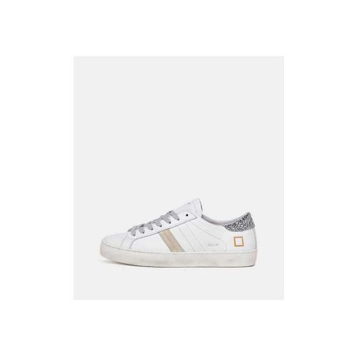 Baskets Hill Low Calf White Silver - D.A.T.E. - Modalova
