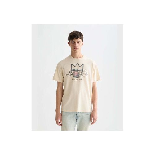 T-shirt Basquiat Tee Ecru - Scotch & Soda - Modalova