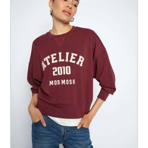 Pull Nima O-LS Sweatshirt Burdeos - Mos Mosh - Modalova