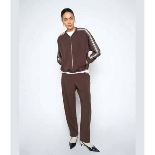 Pantalon Ardie Barrel Sweatpant Marrón Chocolate - Mos Mosh - Modalova