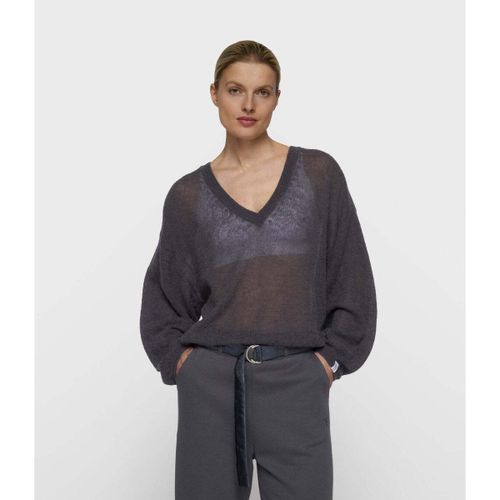 Pull 10days Thin V-Neck Knit Sweater Steel Blue - 10 Days - Modalova