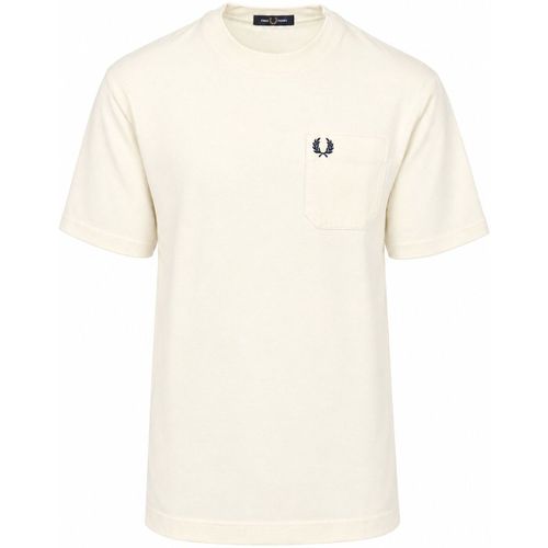T-shirt Fred Perry T-Shirt Ecru - Fred Perry - Modalova