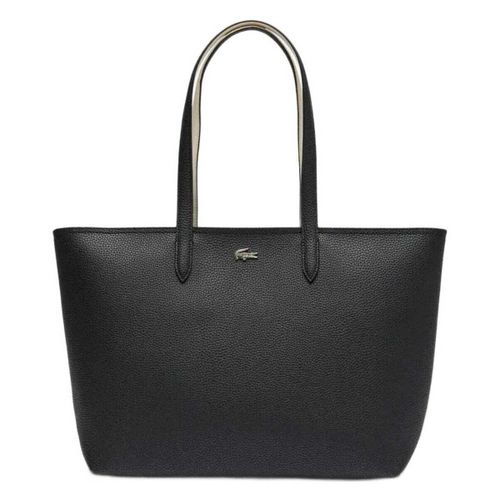 Cabas Sac Cabas Anna zippé Noir Farine - Lacoste - Modalova