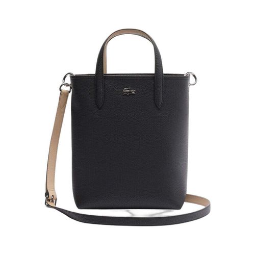 Cabas Sac Cabas Anna NF4929AA Noir Krema - Lacoste - Modalova