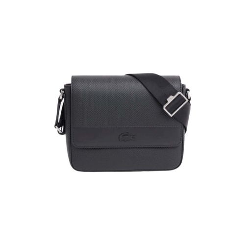 Sac bandoulière Sacoches messenger Chantaco cuir Noir - Lacoste - Modalova