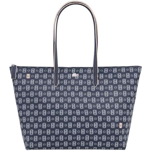 Cabas Grand sac cabas L.12.12 Concept imprimé Marine Sombre Farine - Lacoste - Modalova