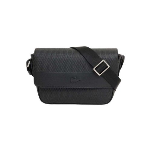 Sac a main Sacoche Mini Chantaco Cuir Noir - Lacoste - Modalova