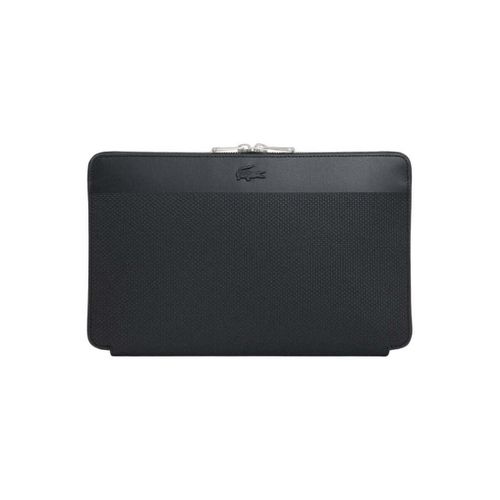 Sacoche Pochette Chantaco Cuir Noir - Lacoste - Modalova