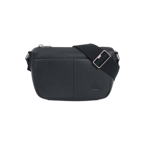 Pochette Sacoche Magnus Cuir Noir - Lacoste - Modalova