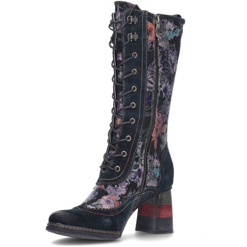 Bottes à talon idcano07 negro - Laura Vita - Modalova