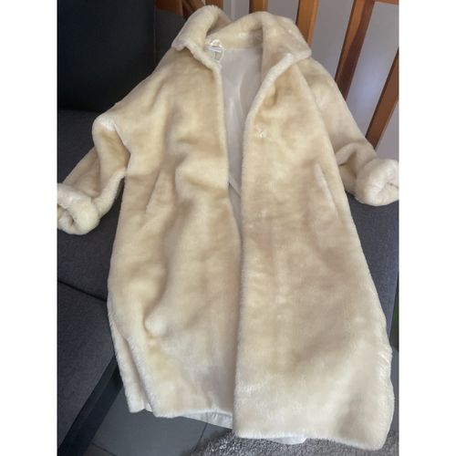 Manteau Manteau fourrure écru beige clair - Sans marque - Modalova