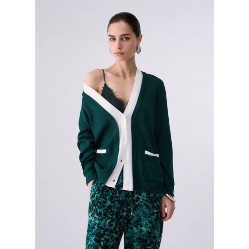 Gilet Liu Jo Cardigan bicolore - Liu Jo - Modalova