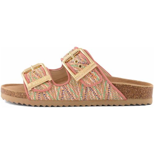 Claquettes Sandal Multicolor Raffia - Colors of California - Modalova