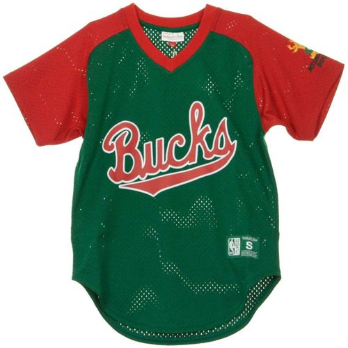 T-shirts sport Final Seconds Mesh Vneck - Mitchell And Ness - Modalova
