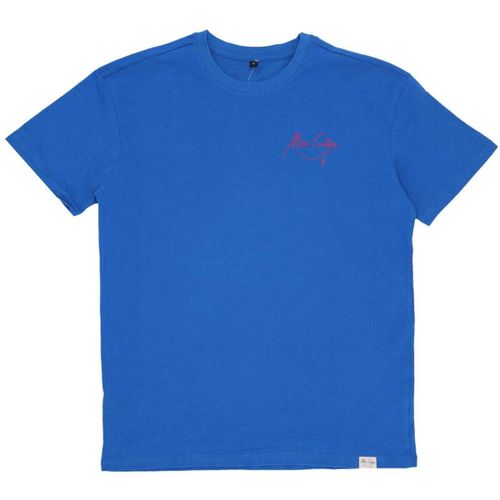 T-shirt Maglietta Uomo Marias Della Salute Tee Cobalt Blue - Mea Culpa - Modalova