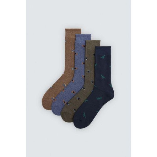 Collants & bas Lot de 4 chaussettes imprimé animaux et motos - Ysabel Mora - Modalova
