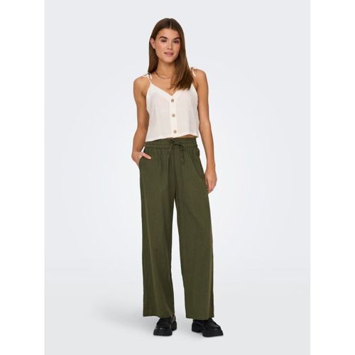 Pantalon 15319090 TIZANA COTTON LOOSE-GRAPE LEAF - Only - Modalova
