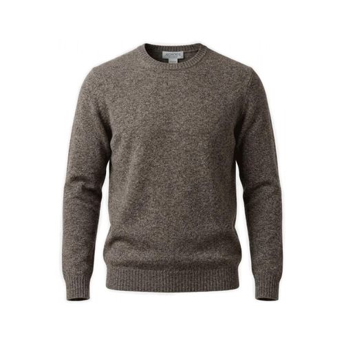 Pull 50567 GIRO CASHMERE MOULINÈ-035 MARRONE MOULINE - Jeordie's - Modalova