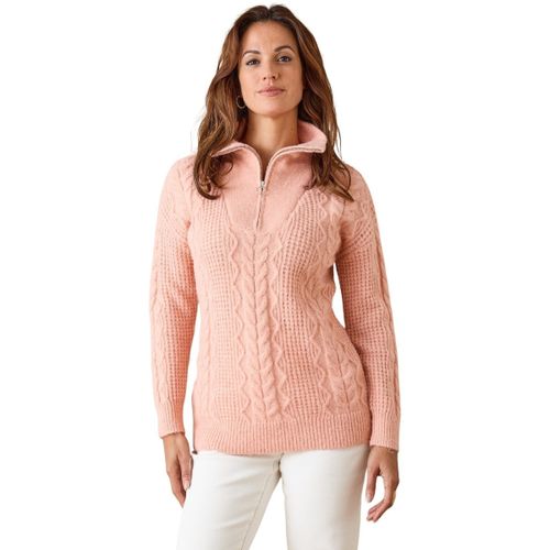 Pull Pull maille fantaisie col camionneur - Daxon - Modalova