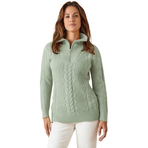 Pull Pull maille fantaisie col camionneur - Daxon - Modalova