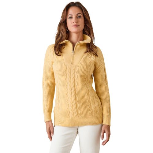 Pull Pull maille fantaisie col camionneur - Daxon - Modalova