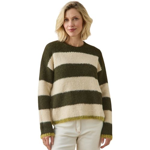 Pull Pull court rayé col rond - Daxon - Modalova