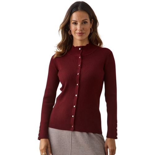 Gilet Gilet col montant finitions écailles - Daxon - Modalova