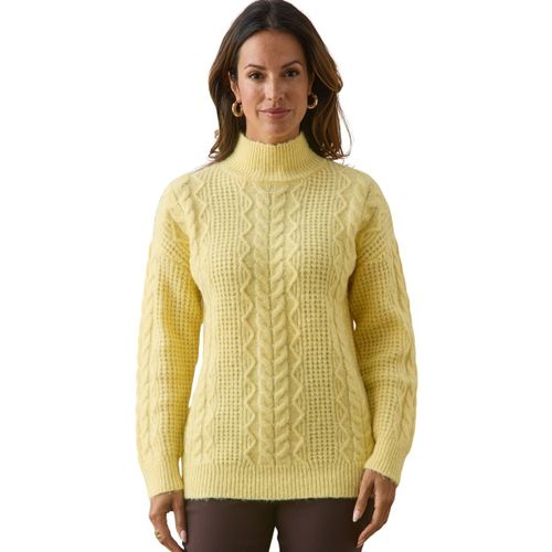 Pull Pull maille fantaisie col montant - Daxon - Modalova