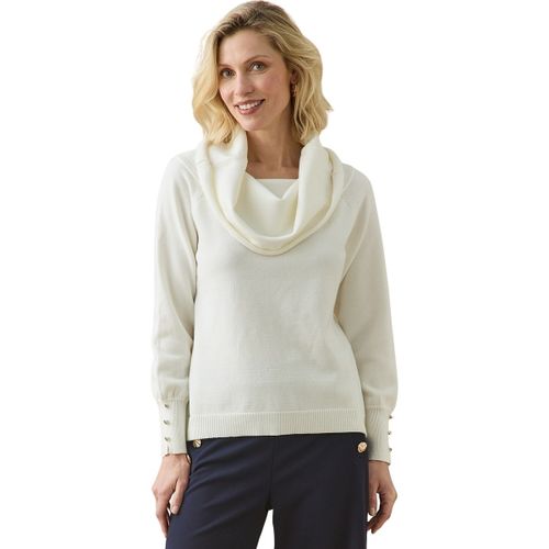 Pull Pull col boule avec laine - Daxon - Modalova
