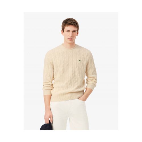 Pull - PULL COTON UNI COL ROND - Lacoste - Modalova