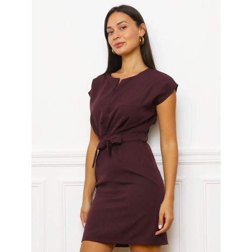 Robe courte Robes - Prune - La Modeuse - Modalova