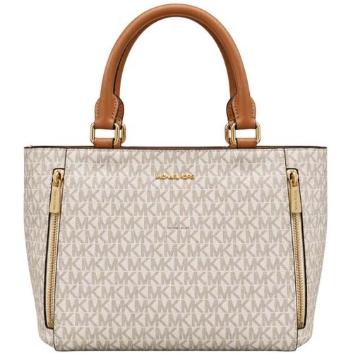 Sac à main Michael Kors Sac à main Nabela Petit Zippé Beige - MICHAEL Michael Kors - Modalova