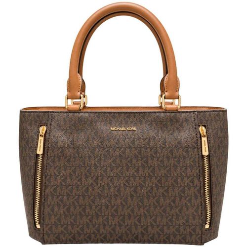 Sac à main Michael Kors Sac à main Nabela Petit Zippé Marron - MICHAEL Michael Kors - Modalova
