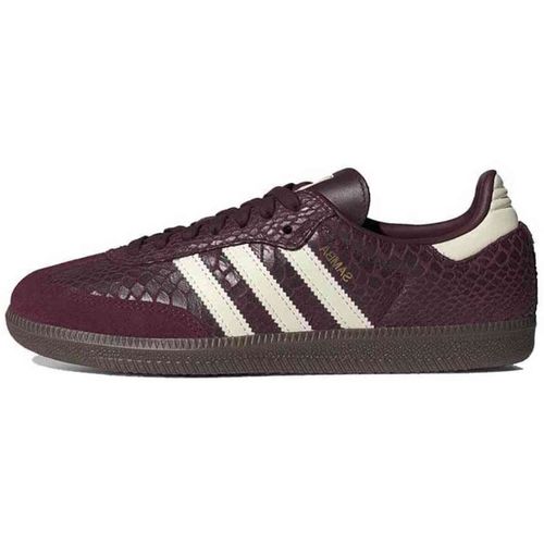 Baskets basses Samba OG Shoes "Maroon / Cream White / Gold Metallic" - adidas - Modalova
