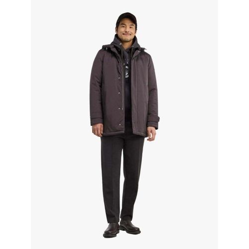 Manteau Parka imperméable à capcuhe marron - Eden Park - Modalova
